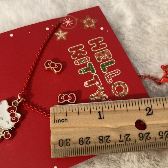 Hello Kitty Christmas Necklace and Earring Set - Picture 10 of 10